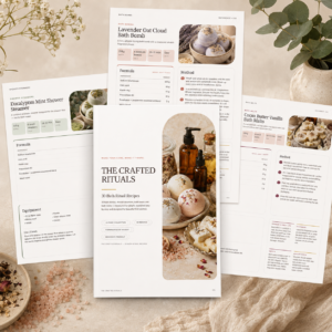 The Crafted Rituals 30 Bath Ritual Recipes